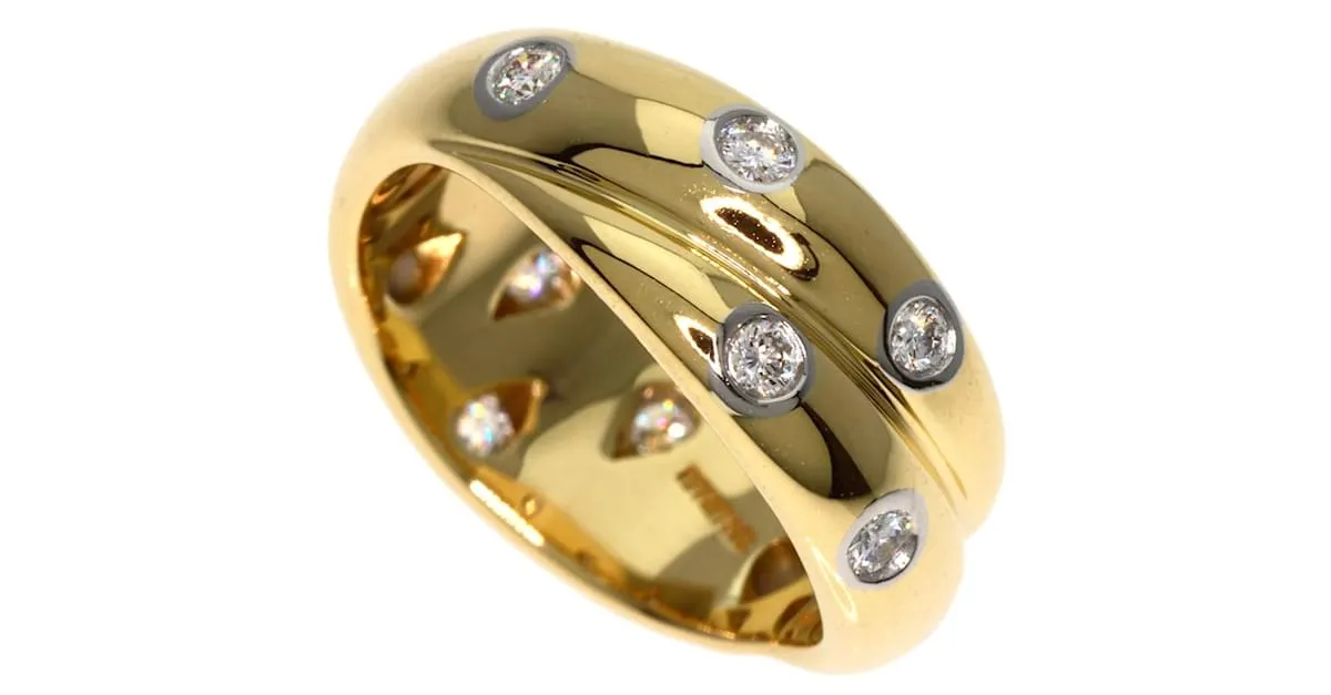 Anillo de diamante Dots Twist de Tiffany & Co. 
