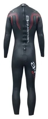 Aquaman Traje de neopreno Aquaman Hombre Bionik Negro Rojo