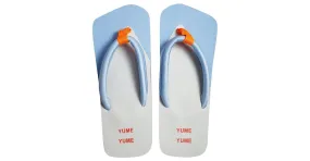 Autre Marque Sandalias Blanco Azul Azul claro 