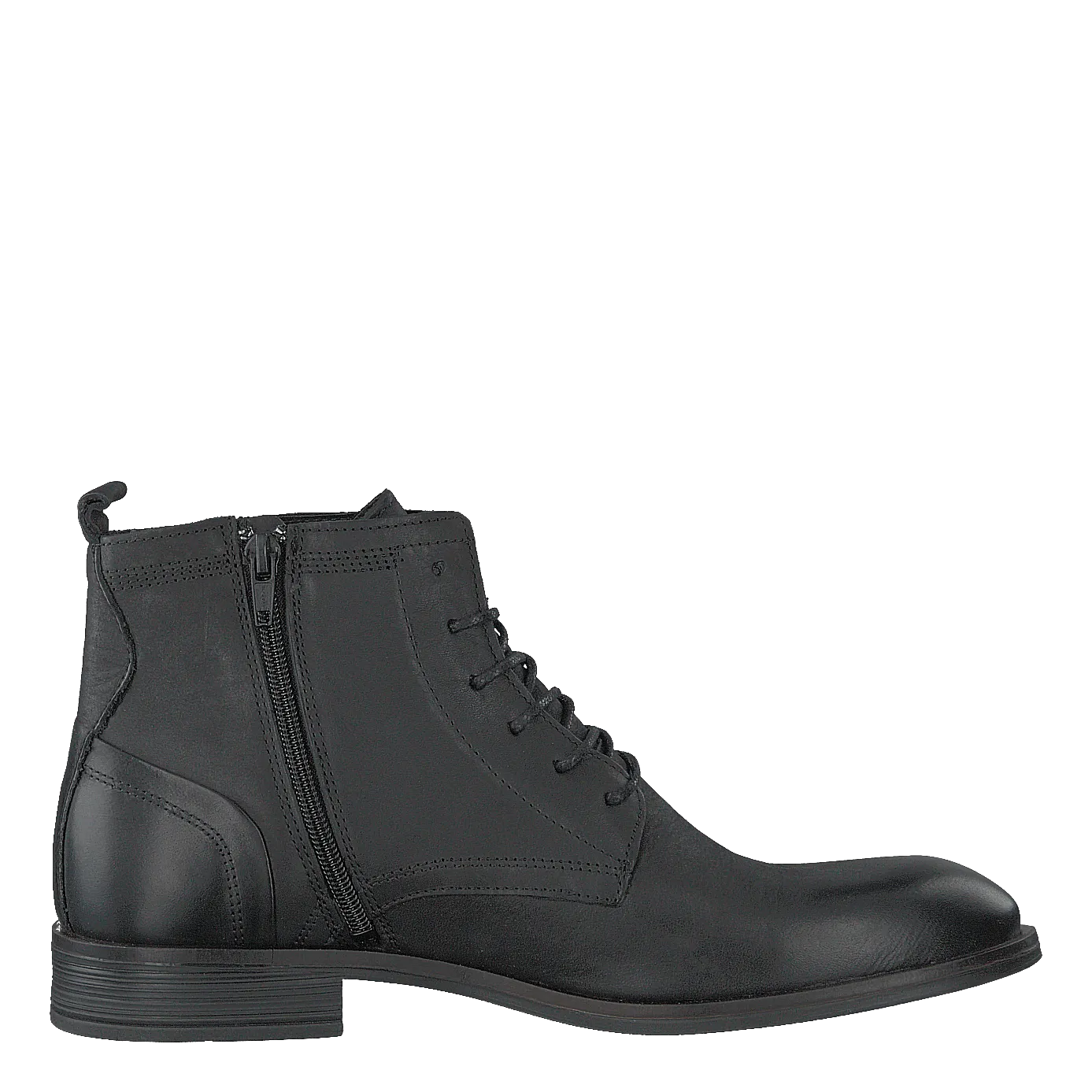 Bianco zapatos Biabyron Leather Lace Up Boot Black