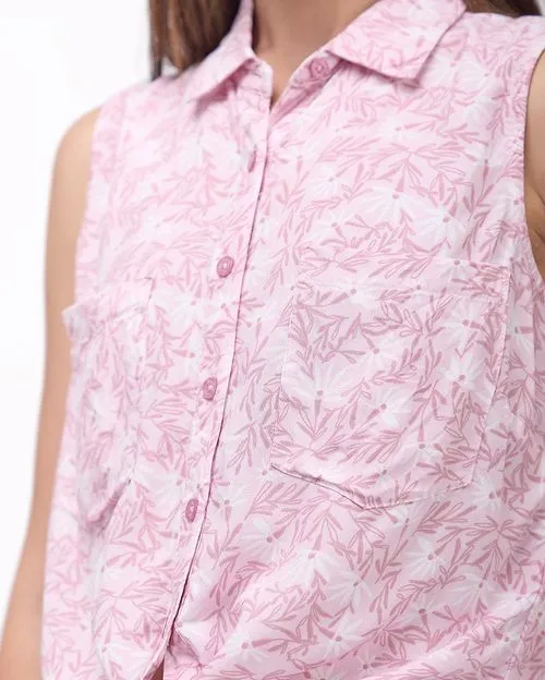 Blusa Mujer Esma Melón Botánico
