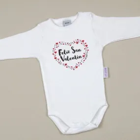 Body bebé San Valentín Corazón