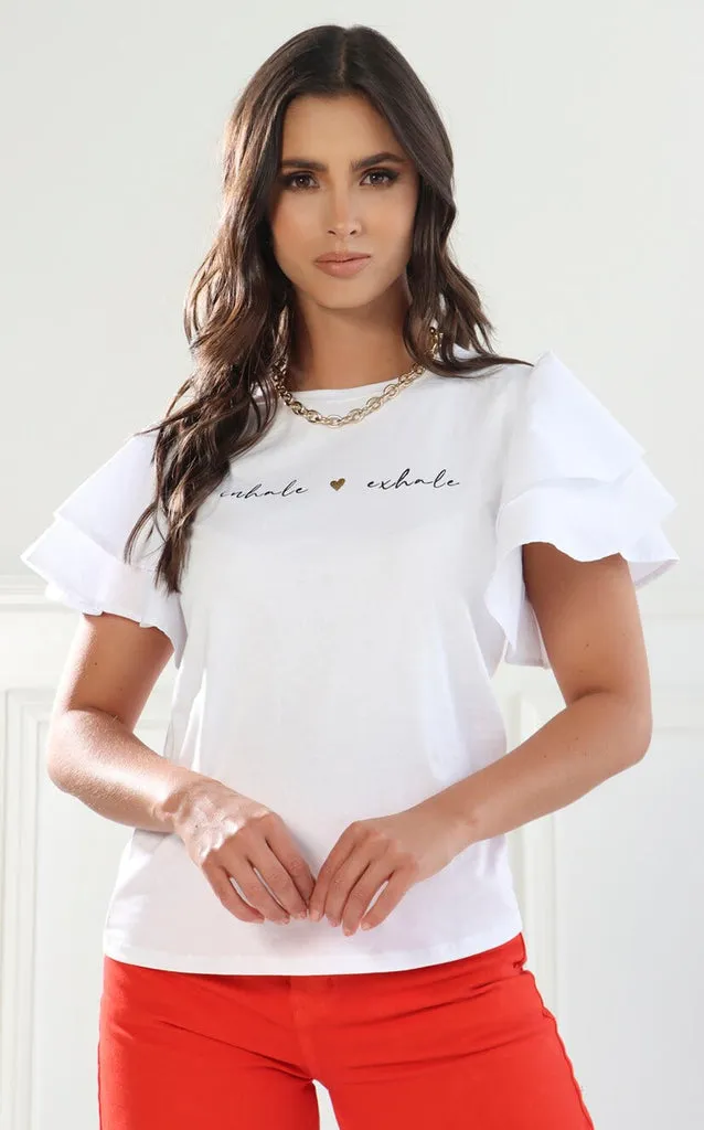 Camiseta Blanca Manga