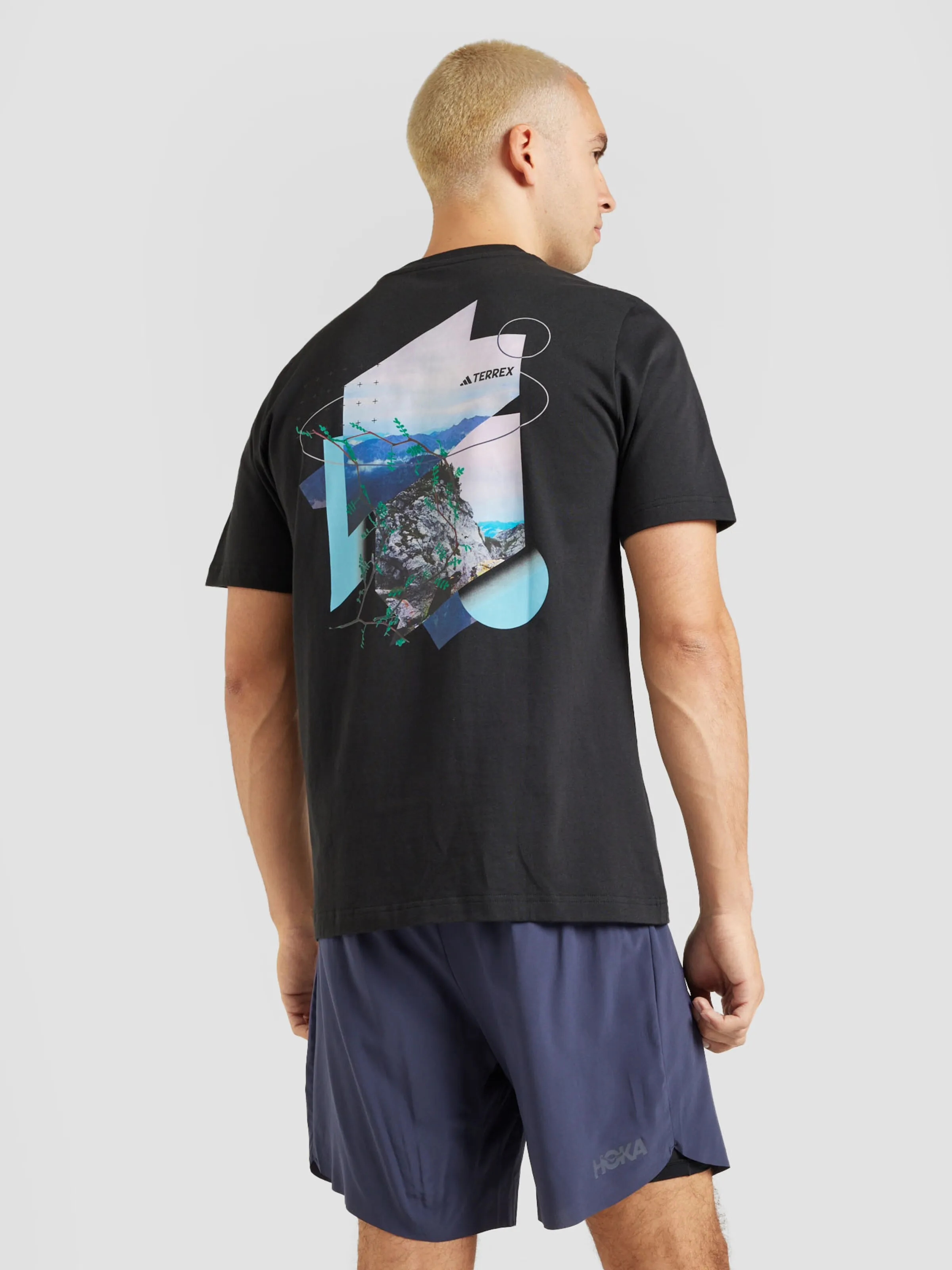 Camiseta funcional 'GEONATURE' ADIDAS TERREX en Negro