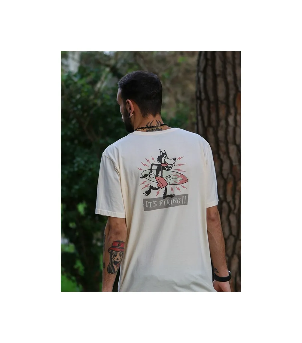 Camiseta STYLING Wolf - Amarillo