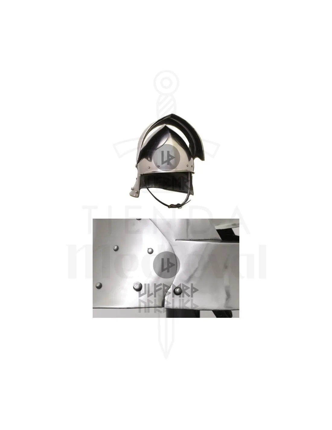 Casco Coventry Sallet funcional, s. XV