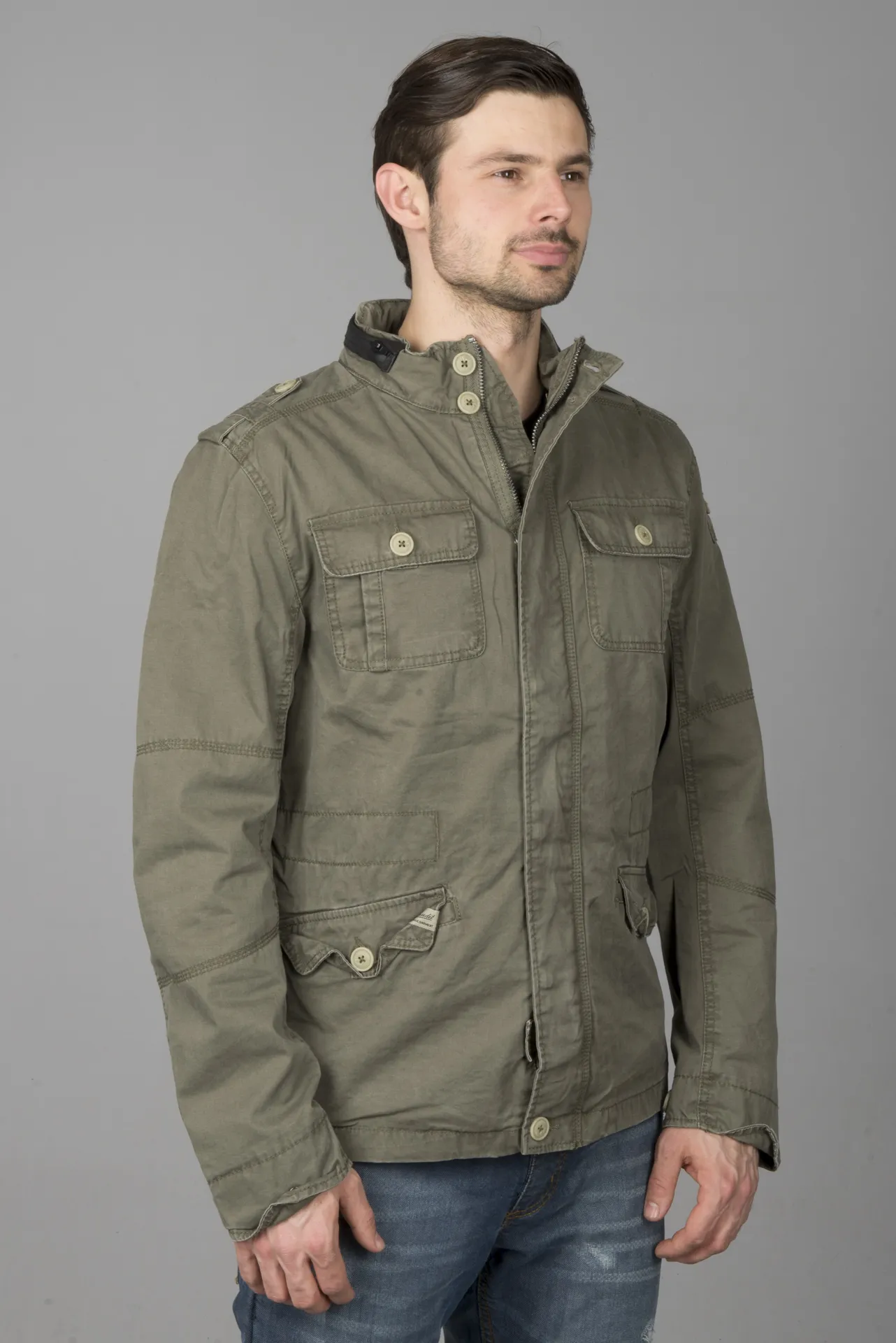 Chaqueta Brandit Britannia Oliva
