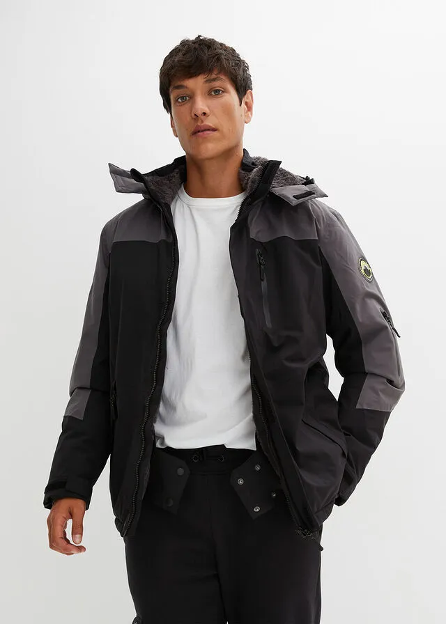 Chaqueta funcional Negro-gris pizarra