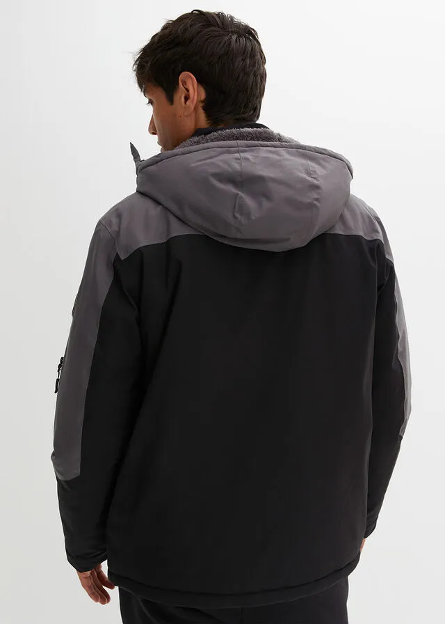 Chaqueta funcional Negro-gris pizarra