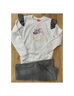Conjunto dos piezas de niña Minnie vichy