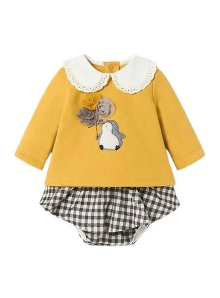Conjunto Mayoral Bombacho Amarillo para Bebé