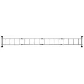 Escalera multiusos de aluminio 4x4 peldaños 472cm WK700020 Werku
