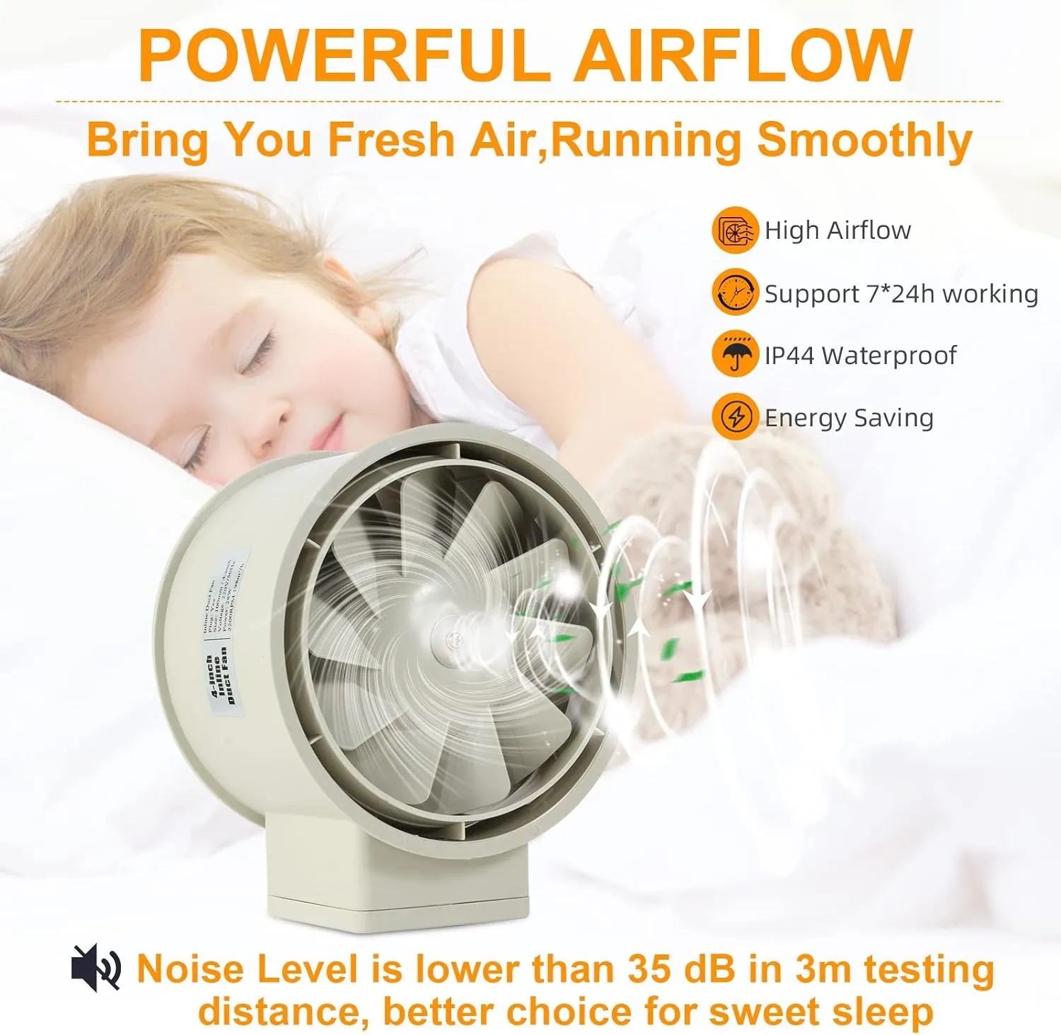FanGoFast Extractor de Aire 100 mm con Controlador Ajustable, 230V En Línea Ventilador Extractor de Conducto con enchufe IEC par