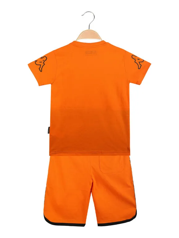 Kappa Conjunto deportivo corto para niño con camiseta + bermudas