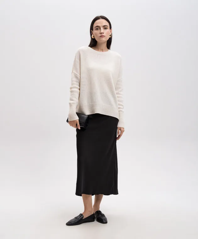 LISA YANG Mila white cashmere sweater