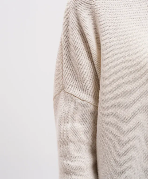 LISA YANG Mila white cashmere sweater