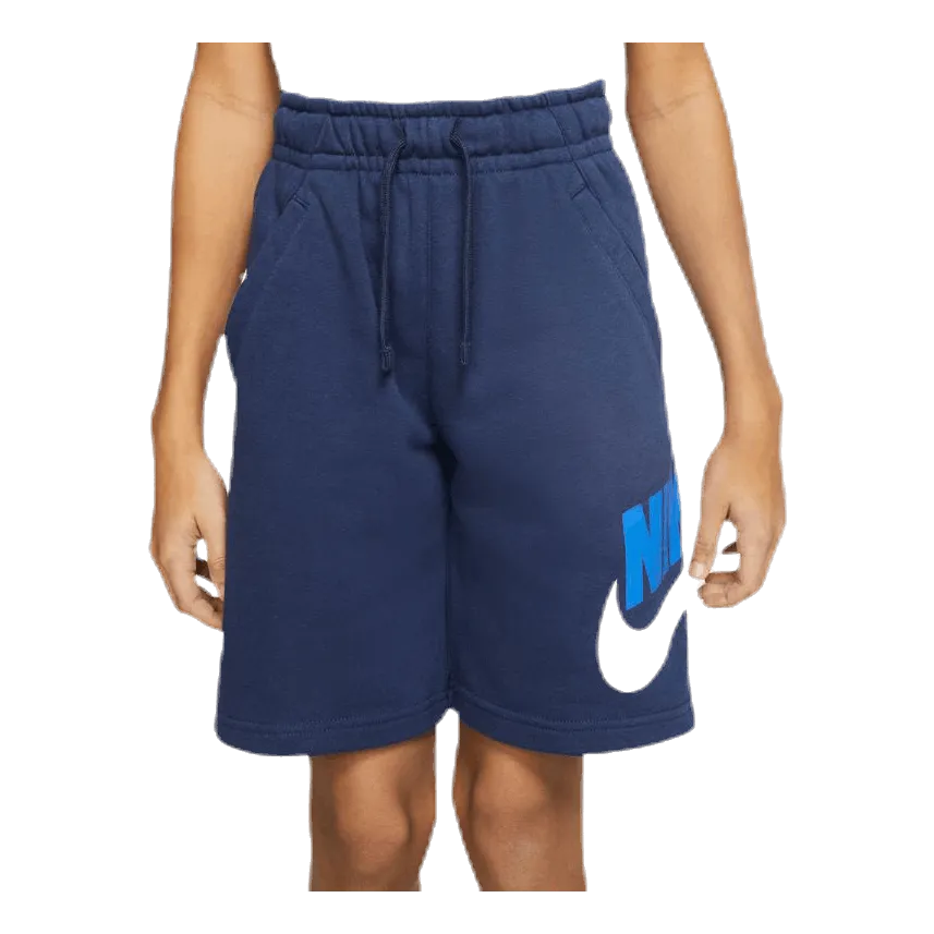 Nike Club Fleece Shorts Junior Blue/White