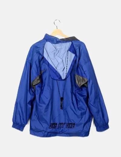 One one Chaqueta azul marino combinada