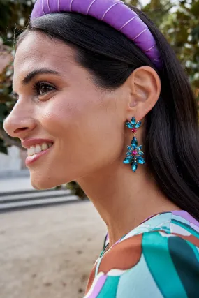 Pendientes Aurora azul