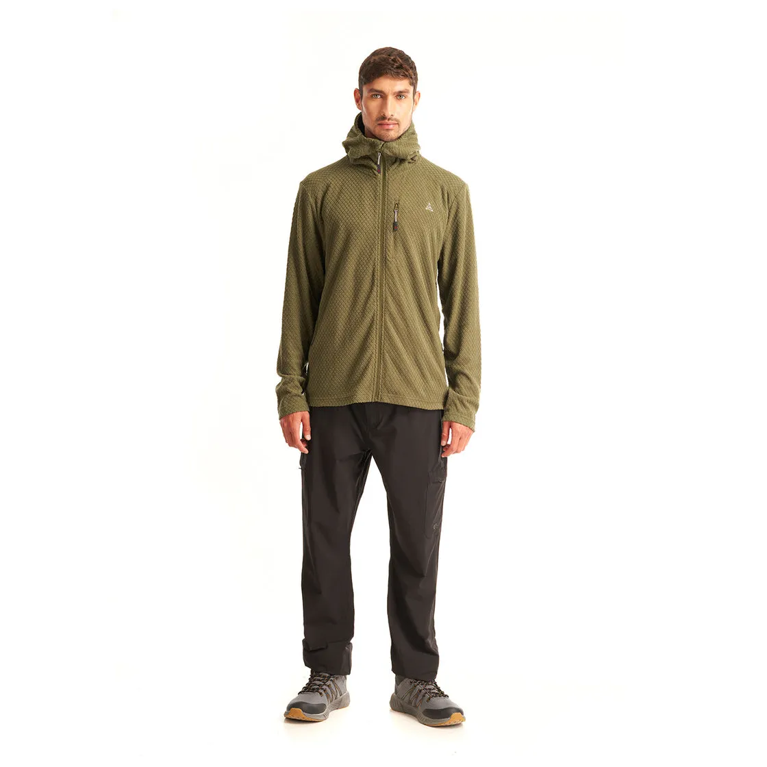 Poleron Hombre Secoya Hoody Verde Oliva Geography