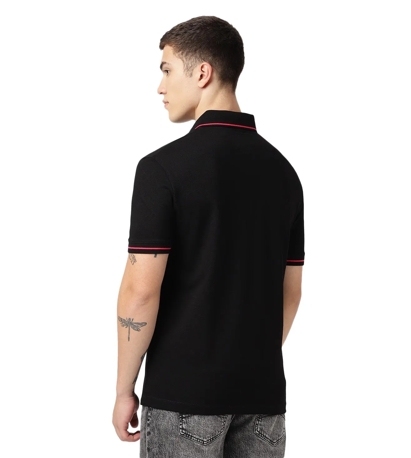 Polo Men Black Armani Exchange