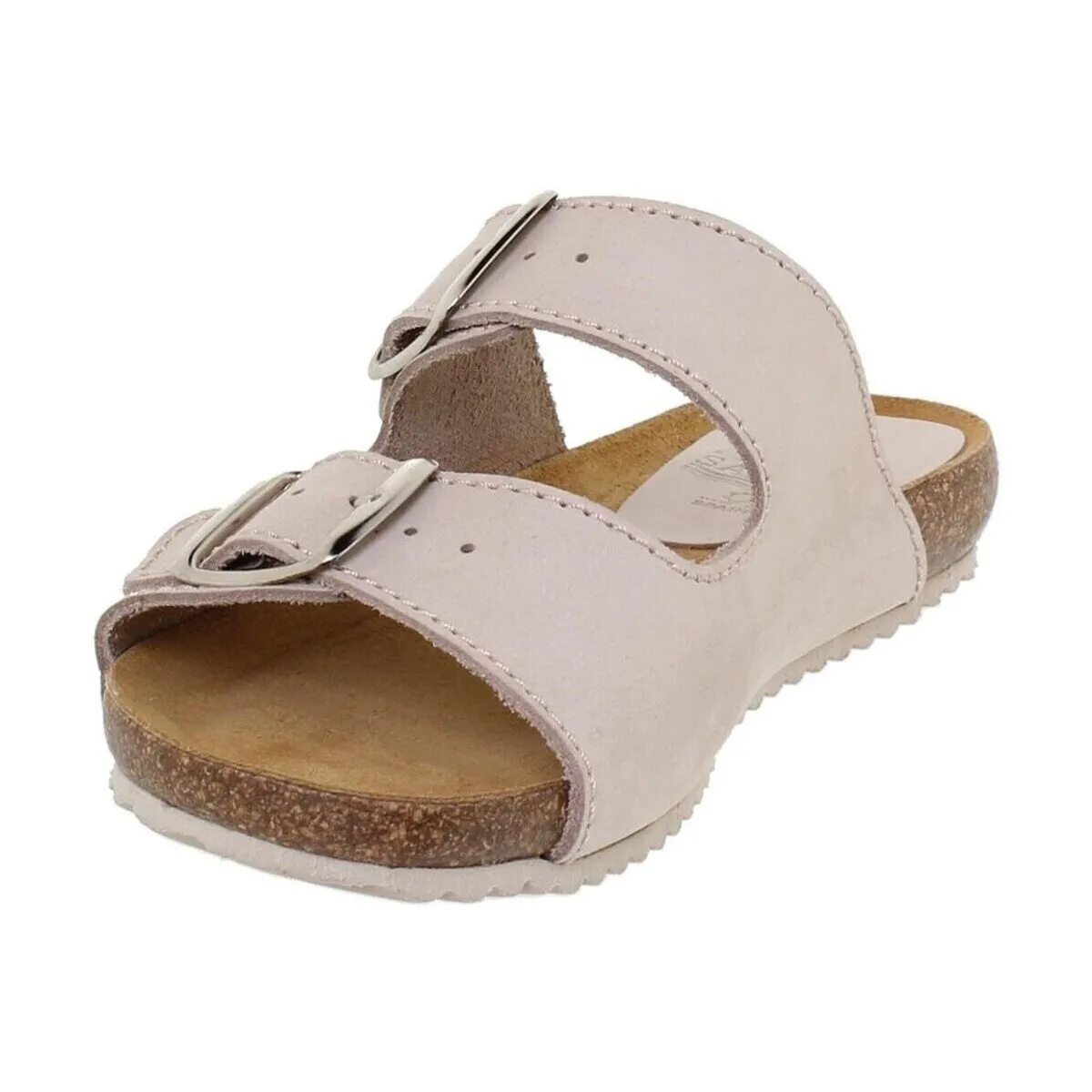 Sandalias Bio de Piel beige by