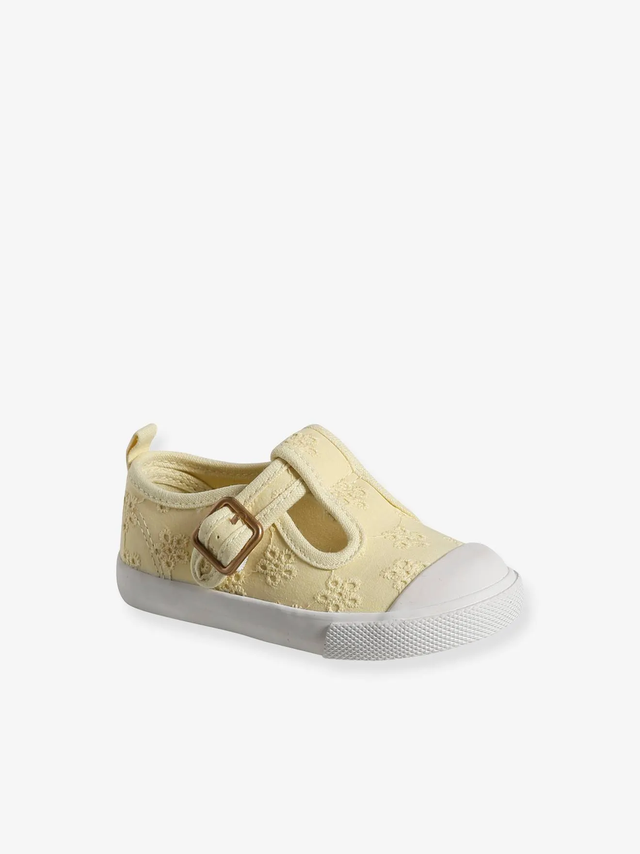 Sandalias tipo babies bordadas para bebé