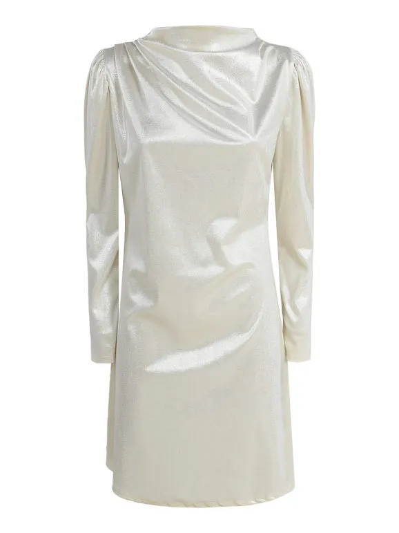 Solada Vestido de mujer de cuello alto y manga larga.