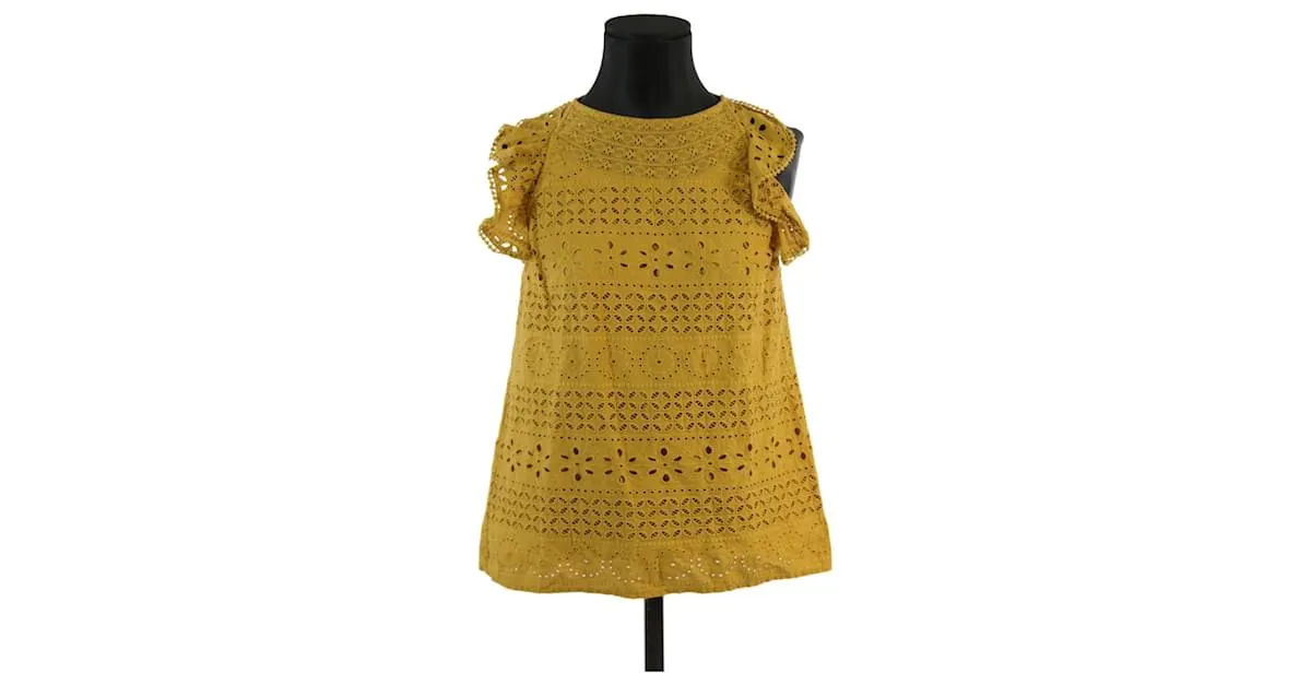 Top Sézane S Amarillo 