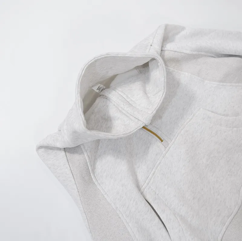 Women Autumn High Neck Gym Gyn Sweatshirt Traje de yoga de yoga Capas Sport Sport Gym Gym Soport Soporte de collar de collar con