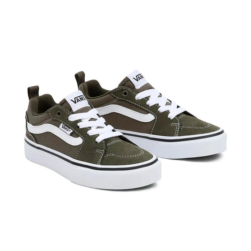 ZAPATILLAS VANS FILMORE SUEDE CANVAS OLIVA BLANCO VN0A3MVPBBU1