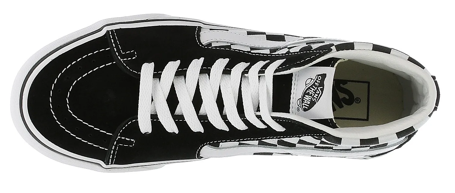 zapatos Vans Sk8-Hi Platform 2 - Checkerboard/True White